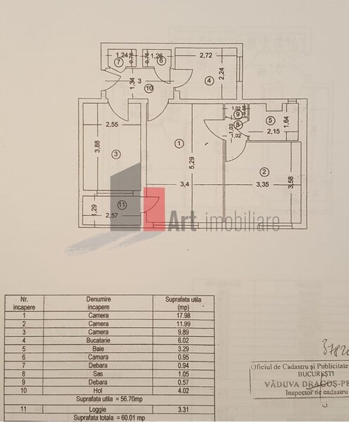 Nicolae Grigorescu, apartament 3 camere, 50 m metrou N. Grigorescu